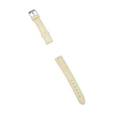 Ivory Leather Band for Ladies Talking Watch- Chrome