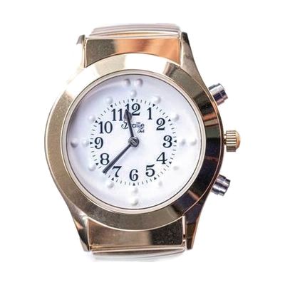 Braille TelTalk TALKING Mens gold watch