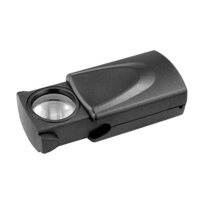 Image: 10X pocket magnifier, open
