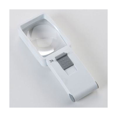 Handheld Magnifier 3X LED 50x75mm