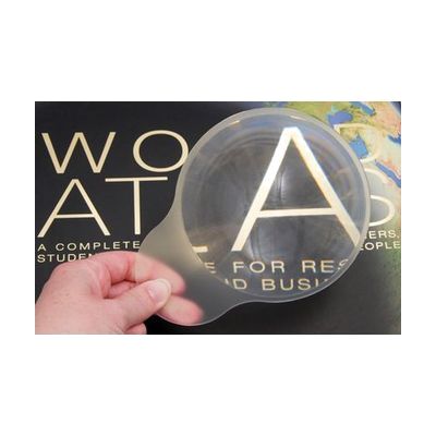 Magnifier - Round, Clear Fresnel with Grip
