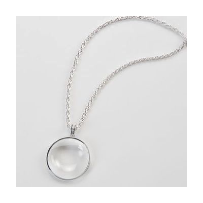 Walters 6X Pendant Magnifier, Silvertone 42mm