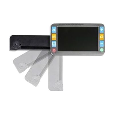 image: electronic magnifier with handle folding out