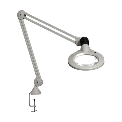 KFM LED Magnifier, 45" Arm, 5D, Edge Clamp