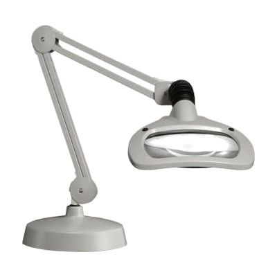 Luxo 3.5D Wave+LED Magnifier, 30" Arm with Weighted Base