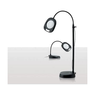 Daylight LED Floor/Table 2X Magnifier Lamp