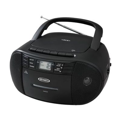 AM/FM/CD Stereo with Cassette Play/Record, Aux Line In