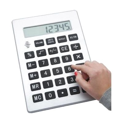 Image: extra large talking calculator