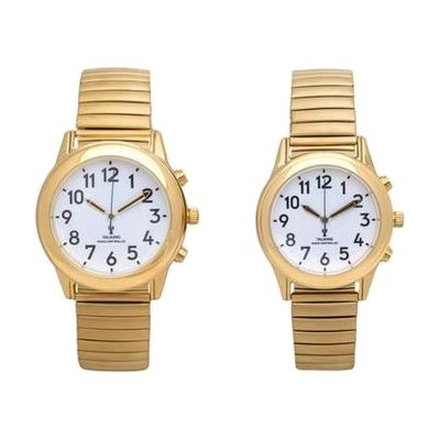 Talking Atomic Watch, Gold Tone Case and Band
