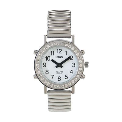 Talking Ladies Watch With Rhinestones