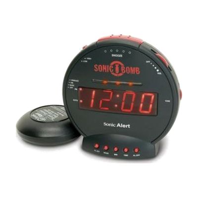 Sonic Bomb Extra Loud Alarm Clock and Bed Shaker