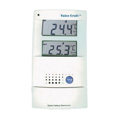 Image: talking indoor outdoor thermometer