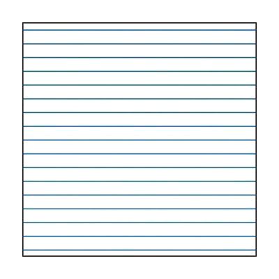 Raised Line Paper, 3/8" Wide Lines - 125 sheets