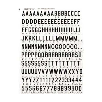 Touch To See Labeling Sheet