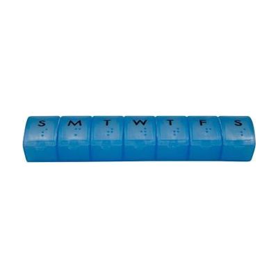 Braille Pill Box, 7 day compartments