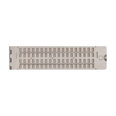 Braille Aluminum Jumbo slate, 4 x 18, pins down