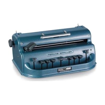 Perkins Classic Brailler with Leather Dust Cover