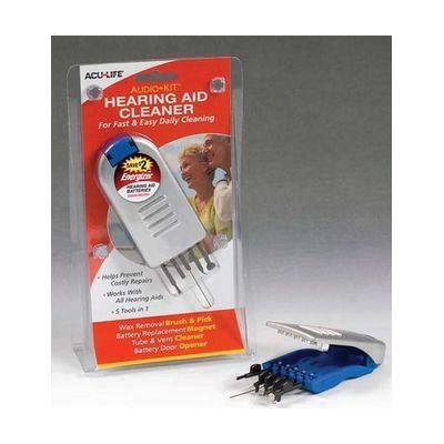image: hearing aid cleaning kit