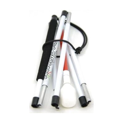 Slim Line Graphite ID Cane With Marshmallow Tip