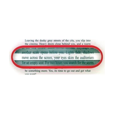 image: red bar visual tracking magnifier