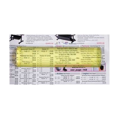 2X 1.5" x 6" Bar Magnifier, Yellow