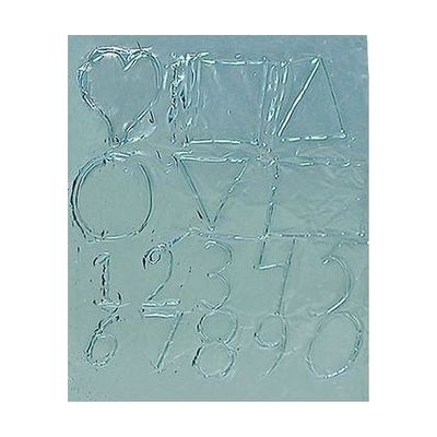 Pack of replacement metallic foil sheets, 8.5 by 11 inches, stacked together