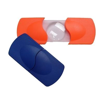 5X Sliding Pocket Magnifier by COIL, Orange