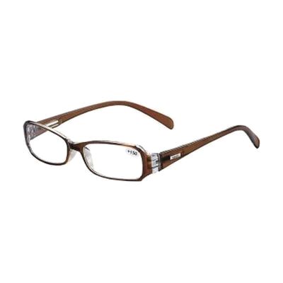 Ladies Brown Plastic Readers in Vogue
