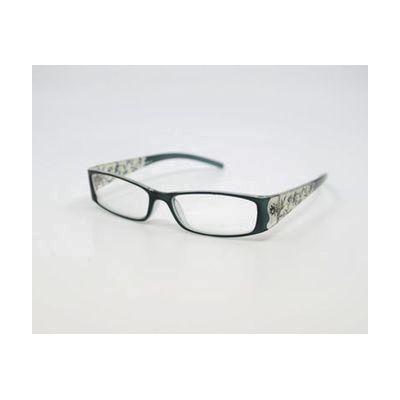 Women's Black Laser Cut Designer Readers