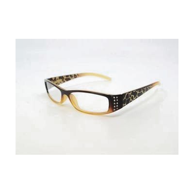 Brown Designer Reading Glasses with Rhinestones