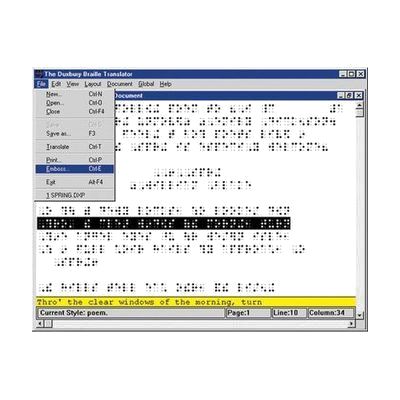 Duxbury Braille Translator for Windows