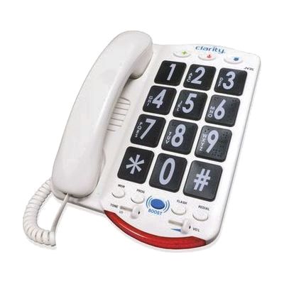 Clarity JV35 Amplified Phone w/Jumbo Black Buttons & Braille