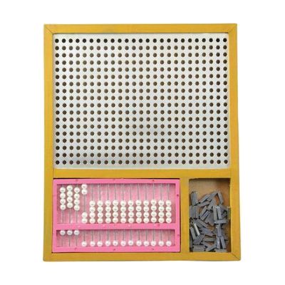 Combined Algebra Frame and 15 Row Abacus