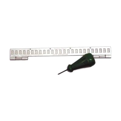 Single Line Slate & Stylus 1 line x 25 cells