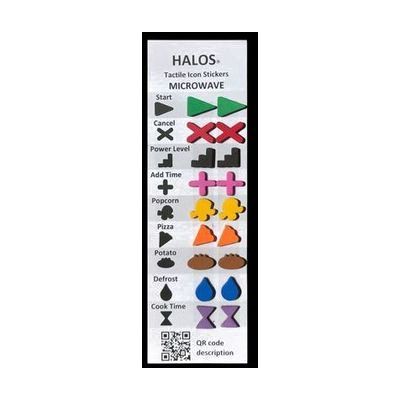 Image: HALOS multi color microwave stickers