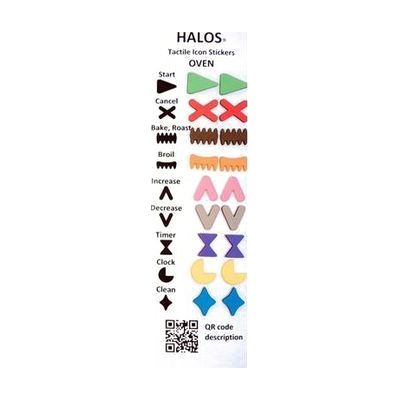 image: HALOS multi colored oven stickers