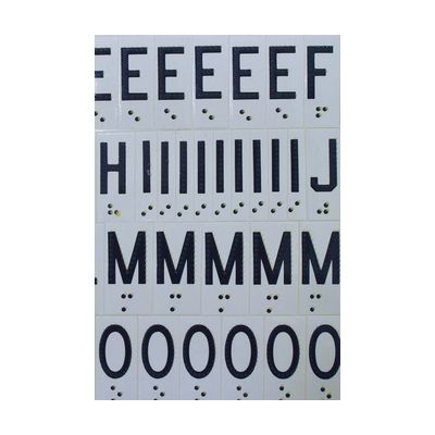 .75 Braille Touch to See Letters/Numbers Stick-Ons