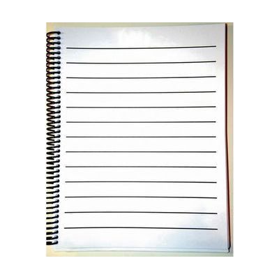 Wide Line Spiral Bound Notebook