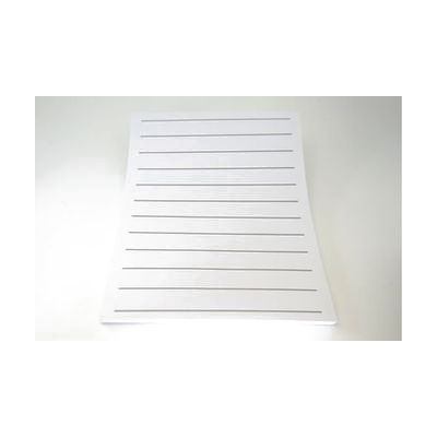 Bold Line Writing Paper  7/8" spacing, Double-Sided