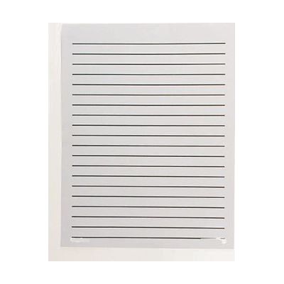 Bold Line Writing Paper  1/2" spacing, Single-Sided