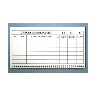 image: large print check register