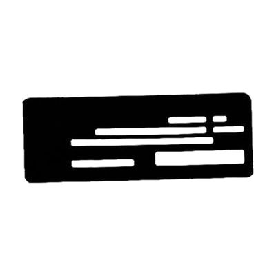 Business Check Writing Guide  8"x3"