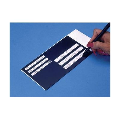 Plastic Envelope Writing Guide 7.75" x 4.25"