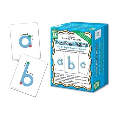 Lowercase Letters Textured Touch and Trace Cards