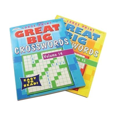 Extra Large Print Crossword Books
