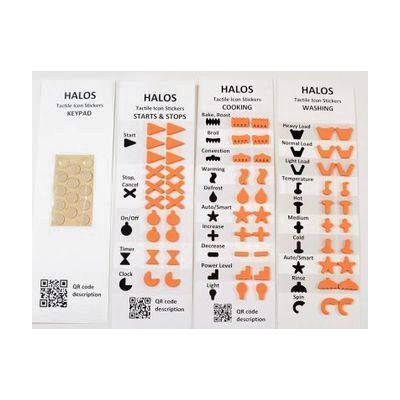 Image: HALOS home overlay stickers, orange