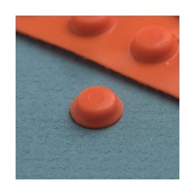 CAN-DO Bumps 25 Small Flat Top Orange per pad