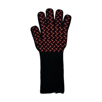 Image: extra long, five fingered oven glove