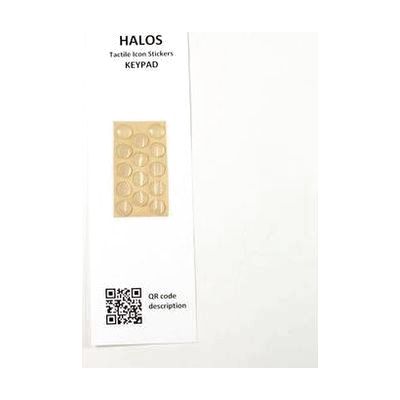 HALOS Numeric Keypad Stickers