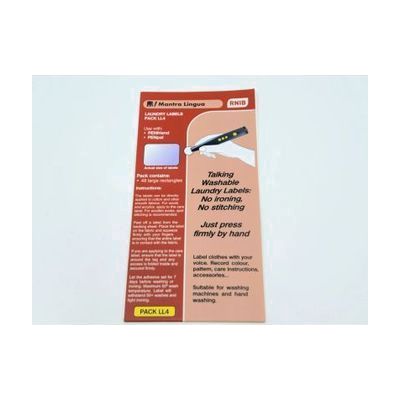 RNIB PenFriend Laundry Labels-48 Labels
